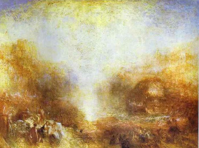 J.M.W. Turner Mercury Sent to Admonish Aeneas oil painting image